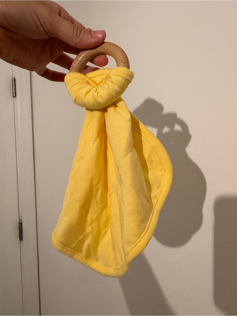 Yellow Baby Teething Ring Comfort Cloth - Kyte Baby